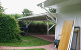 Doppel-Carport mit Schiefer und Aluminiumkante – in Detmold